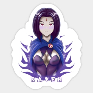 RAVEN FROM T-Titans Sticker